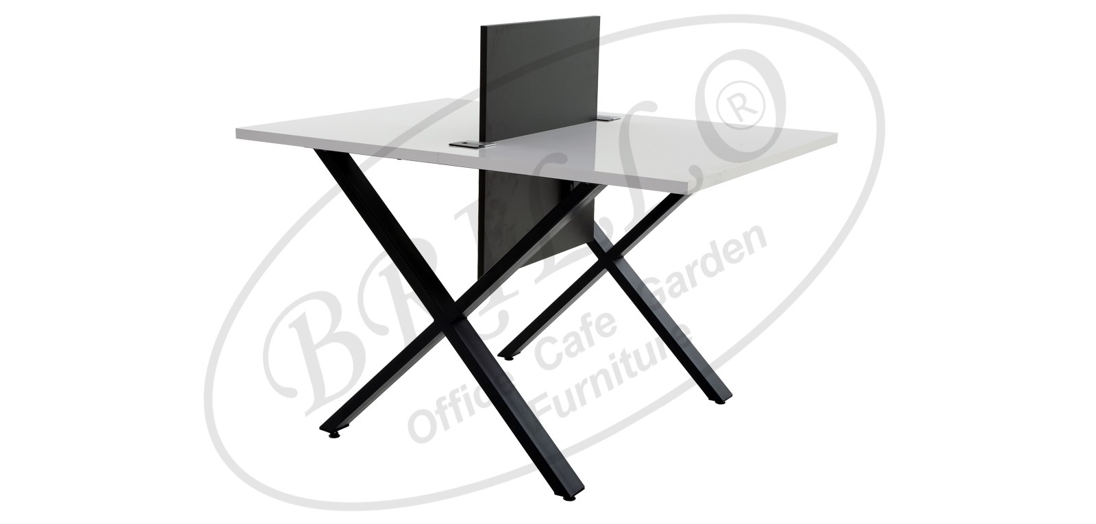 X İkili Çalışma Masası Ayarlı 90 lık - Ofis mobilyası - Ofis mobilyaları